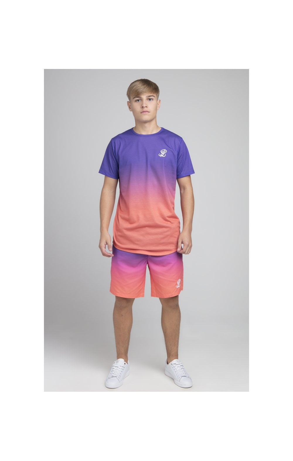 Load image into Gallery viewer, Boys Illusive Purple Fade T-Shirt (2)
