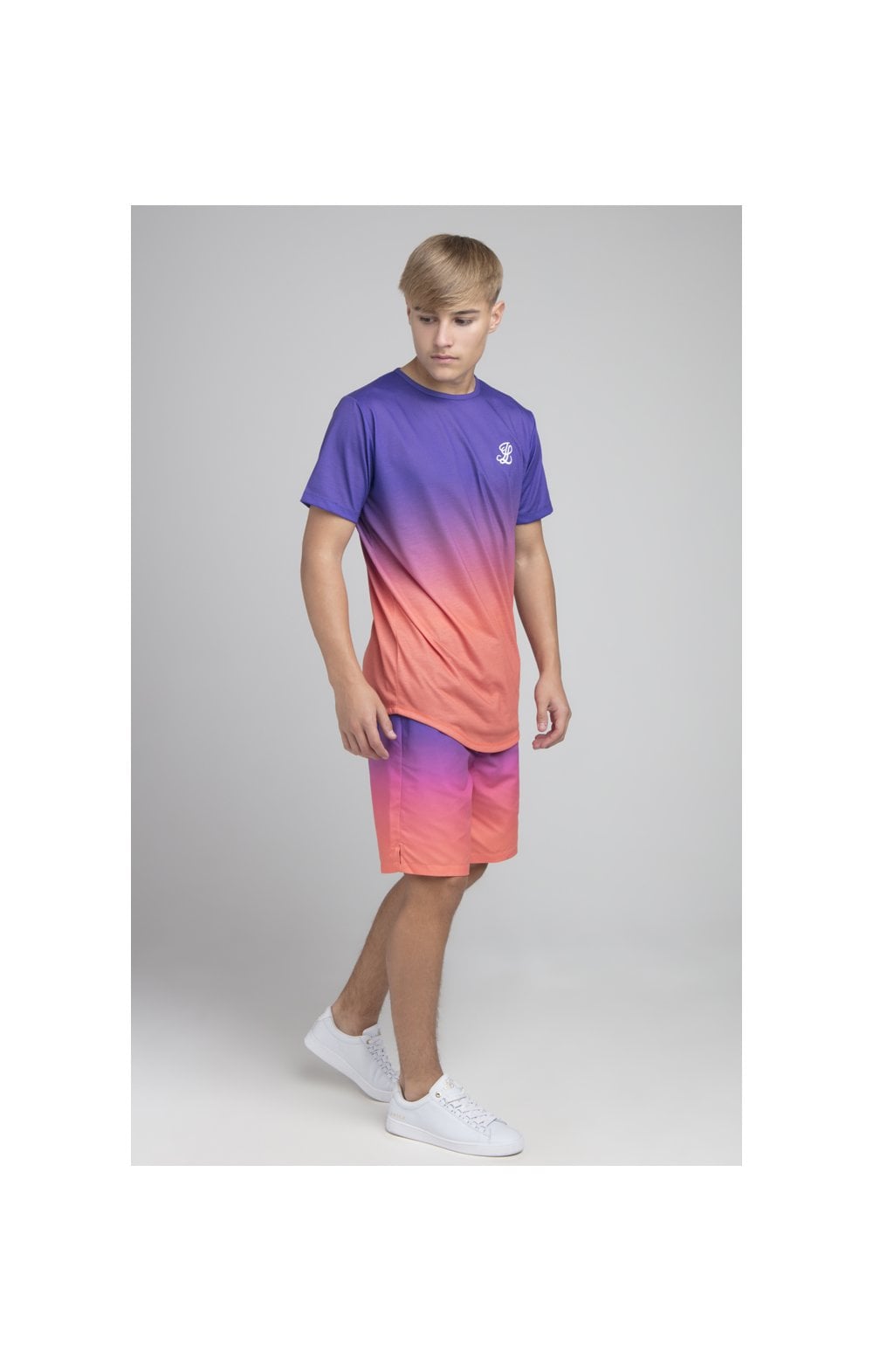Load image into Gallery viewer, Boys Illusive Purple Fade T-Shirt (3)