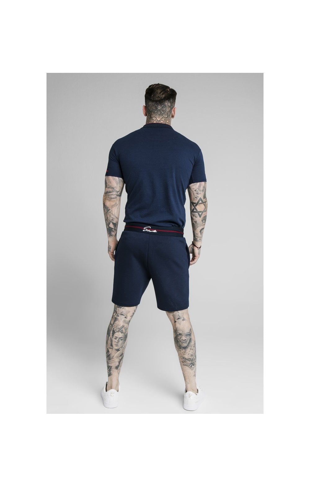 Load image into Gallery viewer, SikSilk Exposed Tape Shorts - Navy (5)