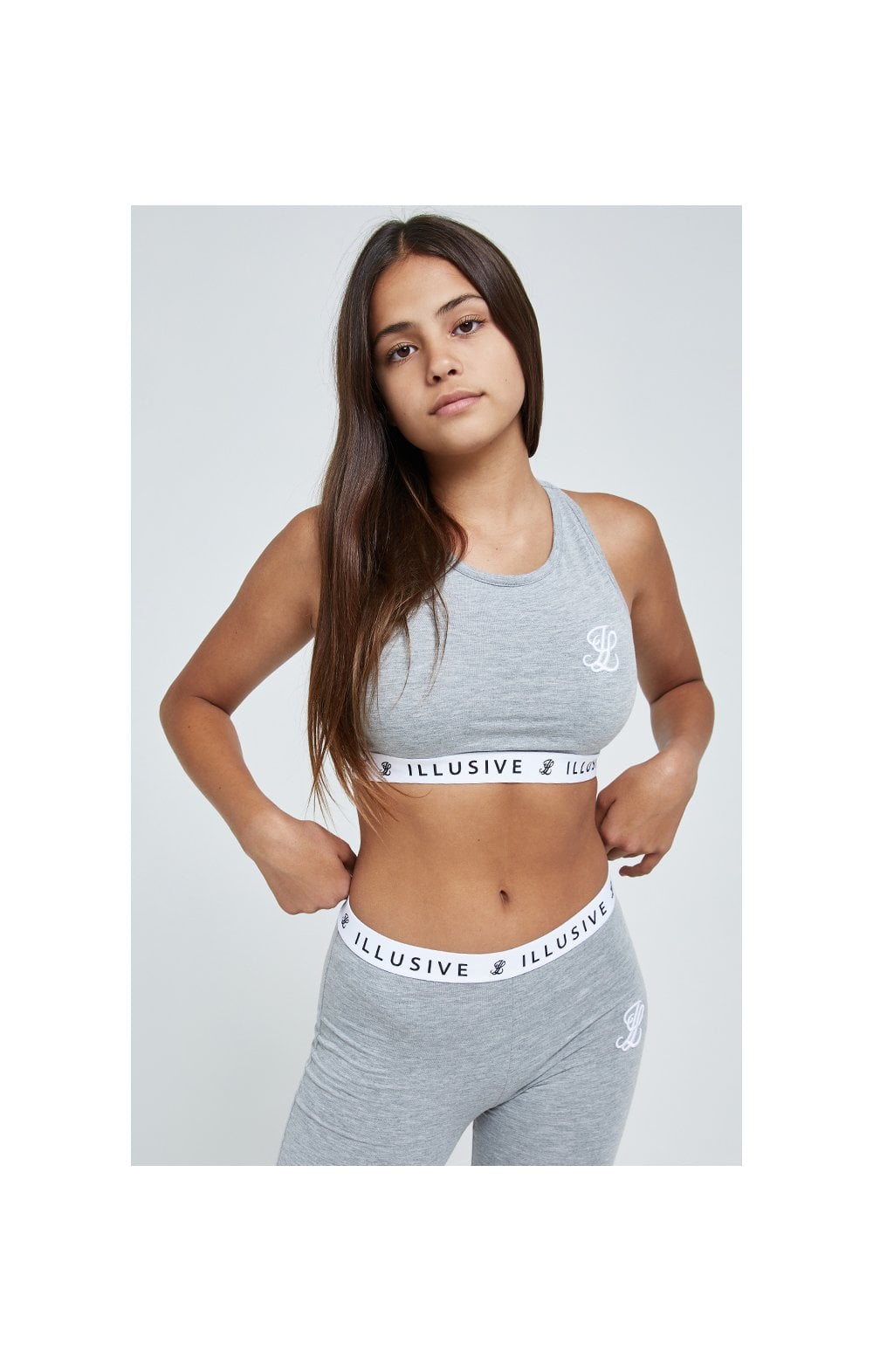 Load image into Gallery viewer, Illusive London Core Bralette - Grey Marl (1)