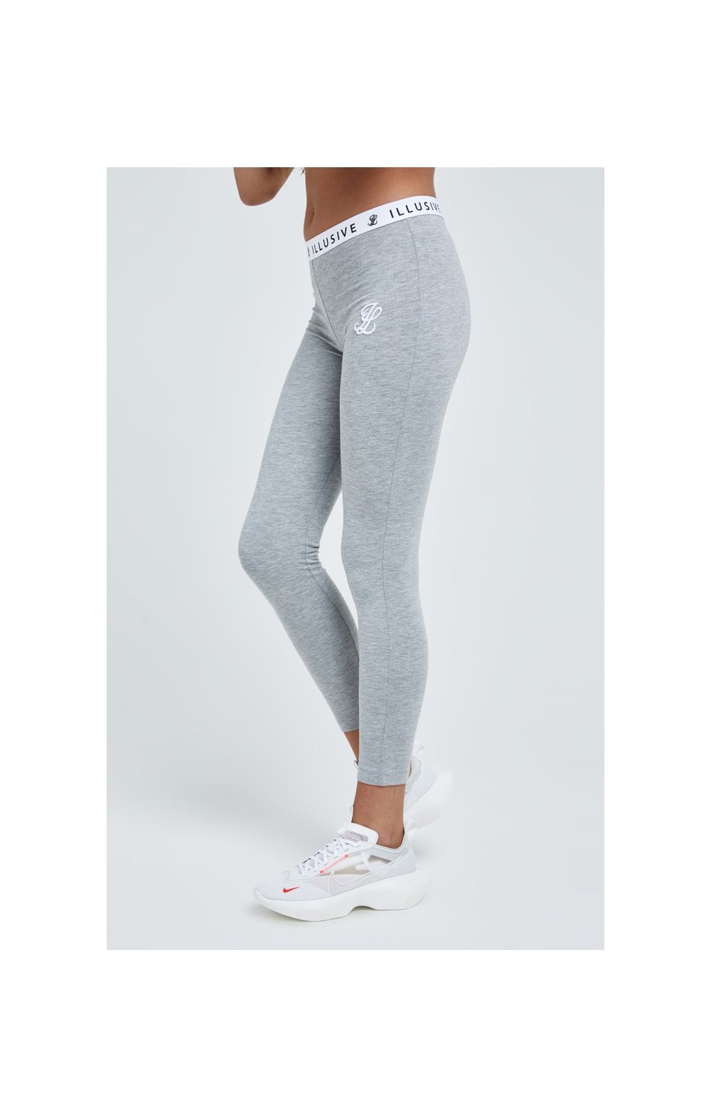 Load image into Gallery viewer, Illusive London Core Leggings - Grey Marl (1)
