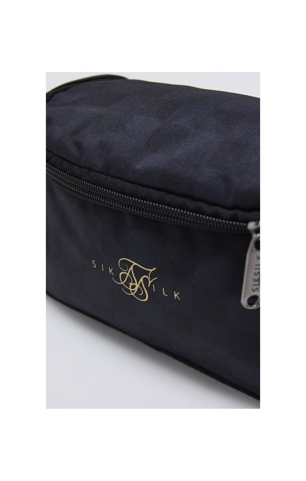 Load image into Gallery viewer, SikSilk Elite Checkered Wash Bag - Black (1)