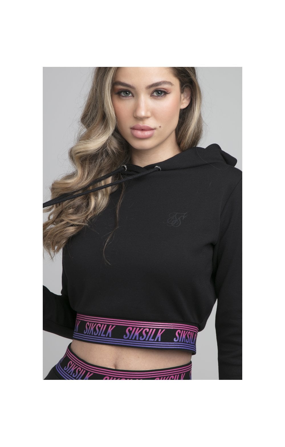 Load image into Gallery viewer, SikSilk Twilight Fade Track Top - Black