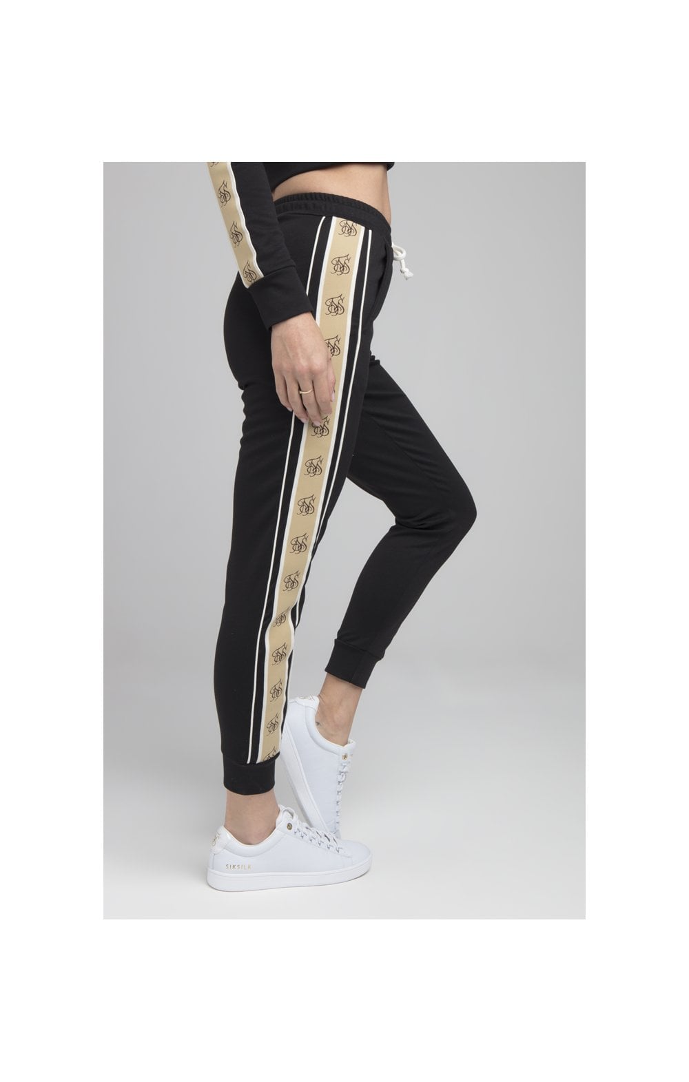 Load image into Gallery viewer, SikSilk Premium Track Pants - Black (1)