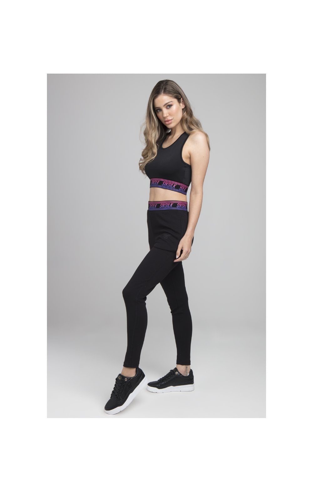 Load image into Gallery viewer, SikSilk Twilight Fade Track Pants - Black (5)