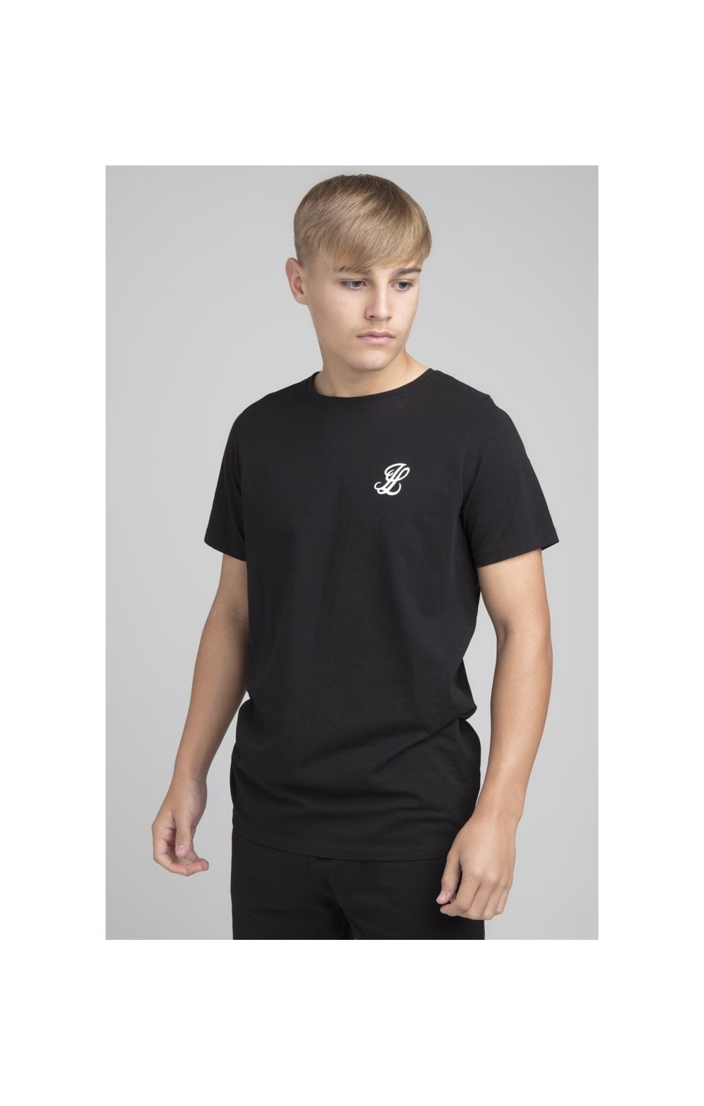 Load image into Gallery viewer, Boys Illusive Black T-Shirt And Short Twin Set (3)