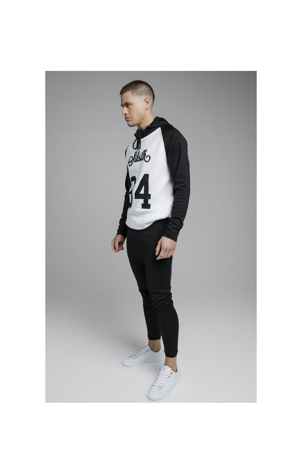 Load image into Gallery viewer, White Overhead Retro Sports Hoodie (3)
