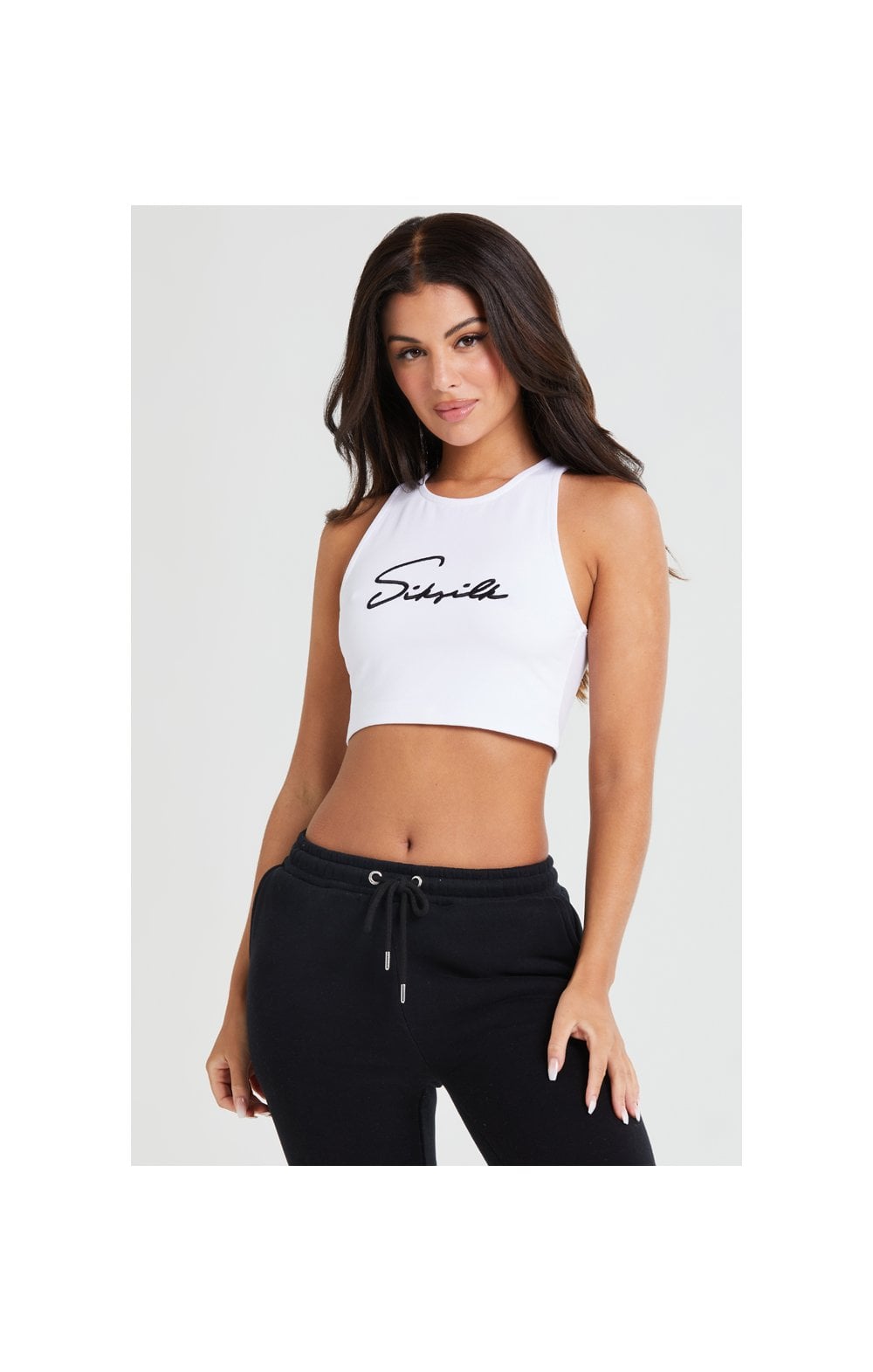 Load image into Gallery viewer, SikSilk Essentials Racer Vest - White