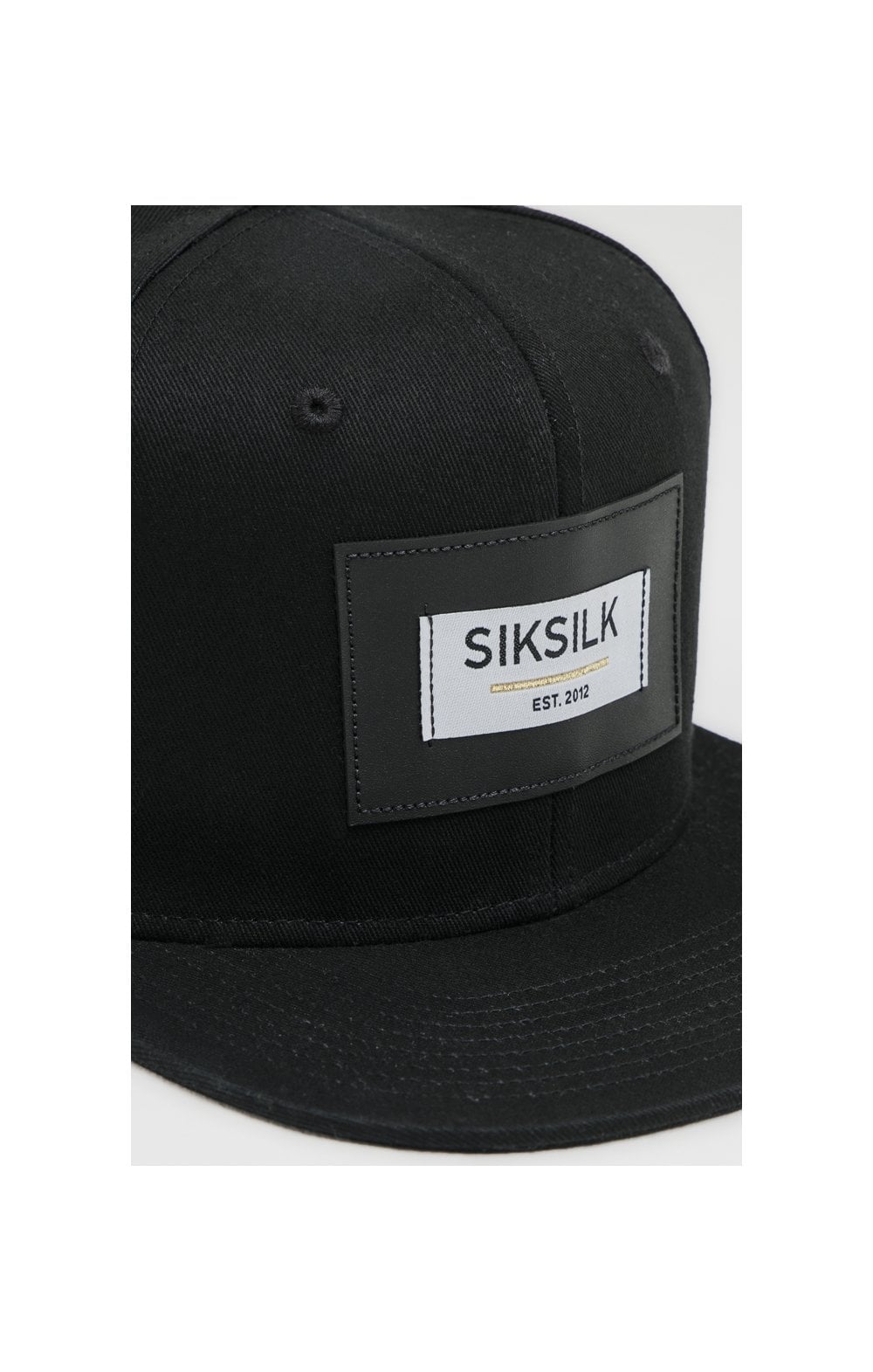 Load image into Gallery viewer, SikSilk PU Patch Snapback - Black (1)