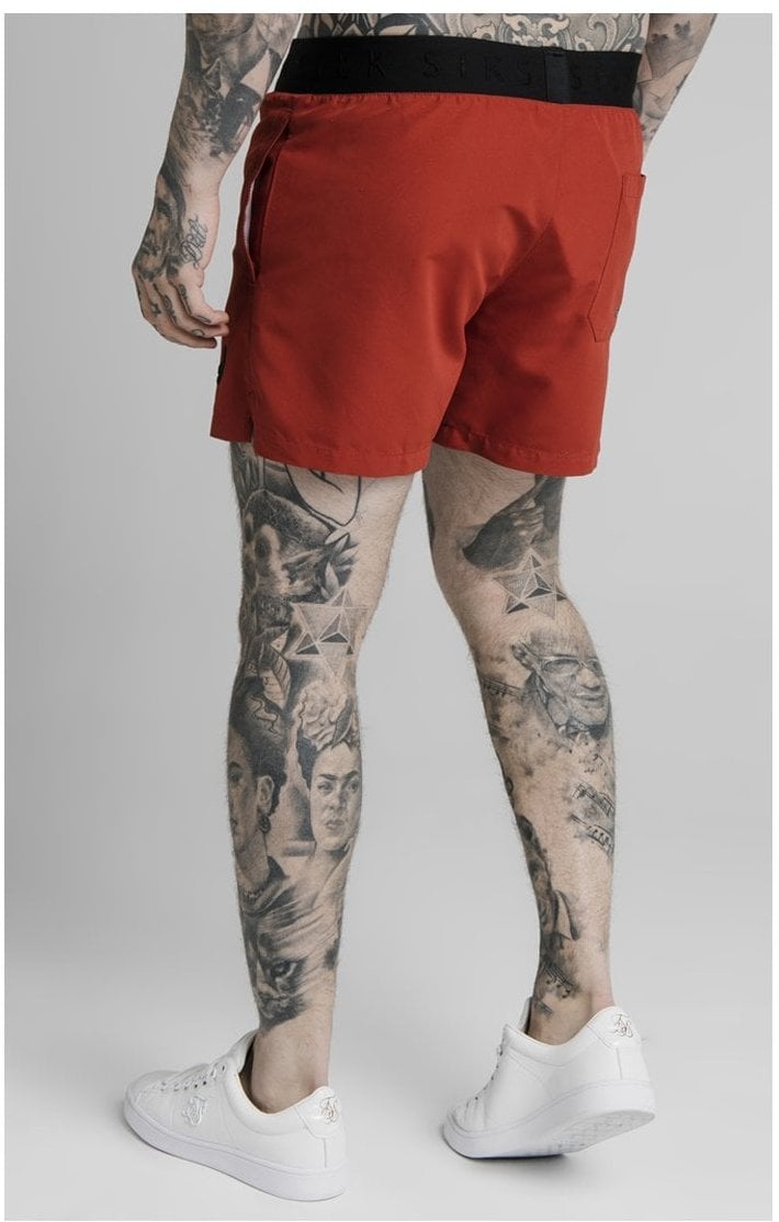 Load image into Gallery viewer, SikSilk Standard Swim Shorts - Red (1)