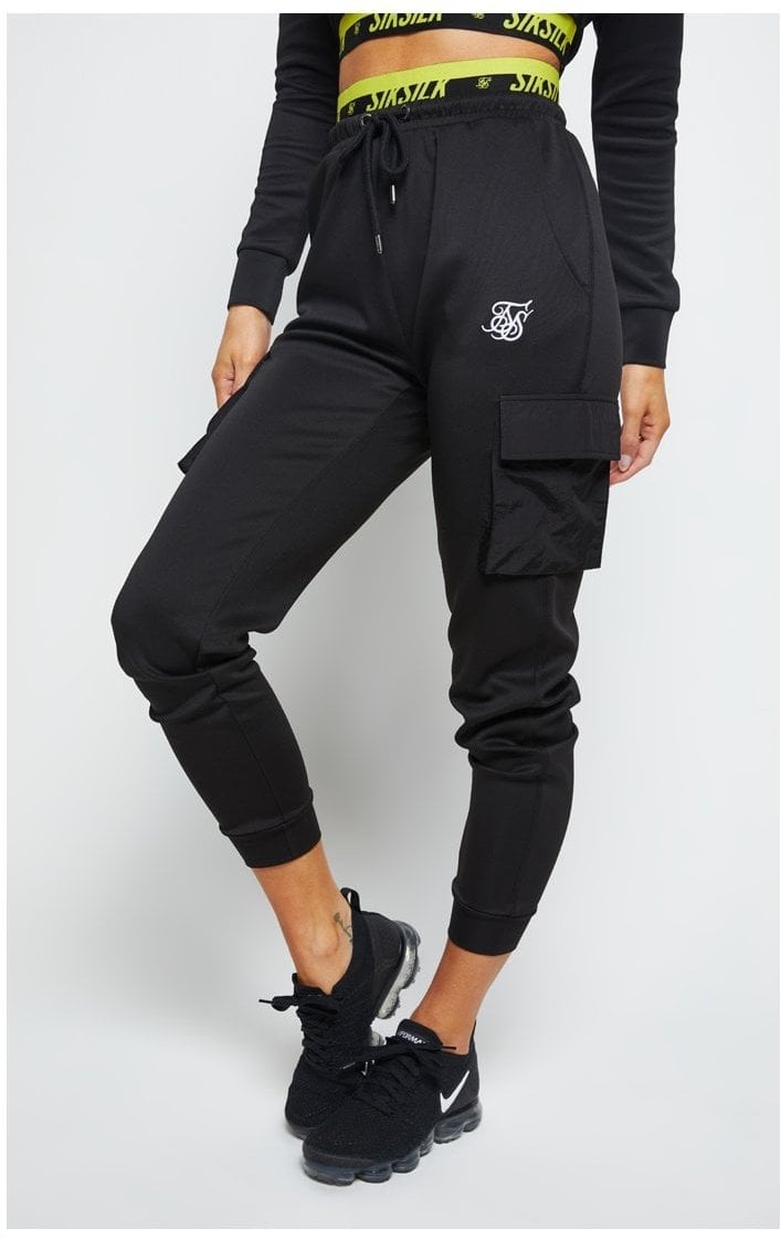Load image into Gallery viewer, SikSilk Divergent Cargo Joggers - Black