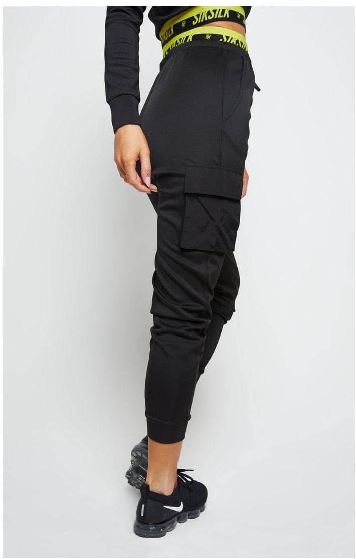 Load image into Gallery viewer, SikSilk Divergent Cargo Joggers - Black (4)