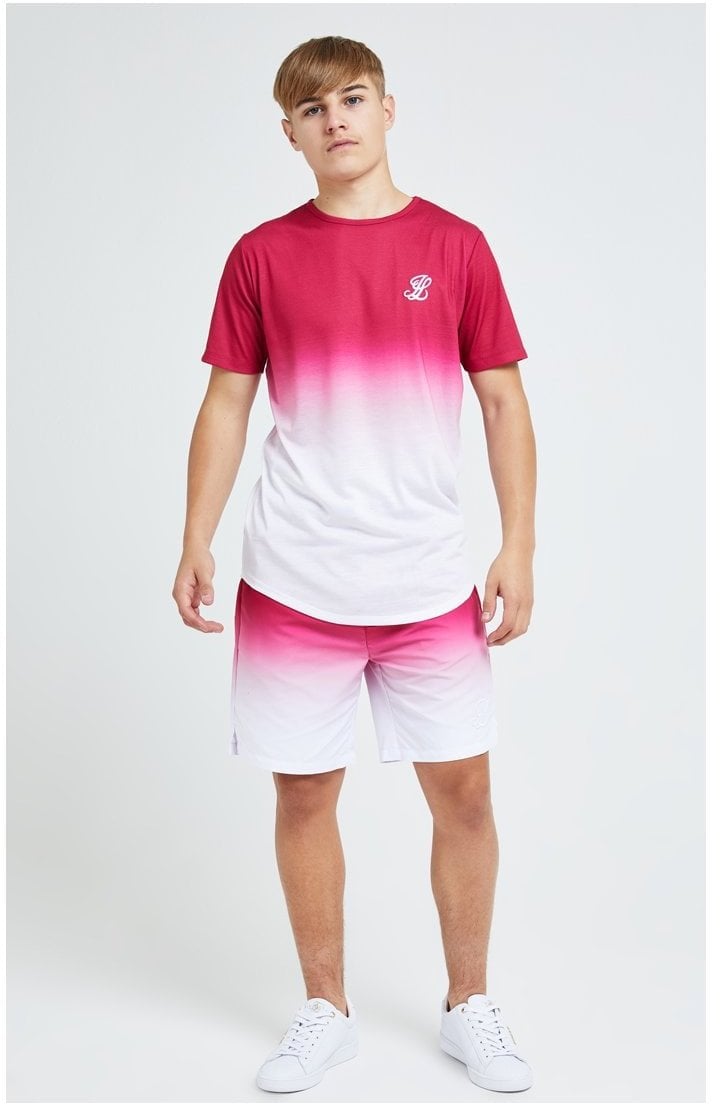 Load image into Gallery viewer, Illusive London Flux Fade Tee - Pink &amp; White (4)