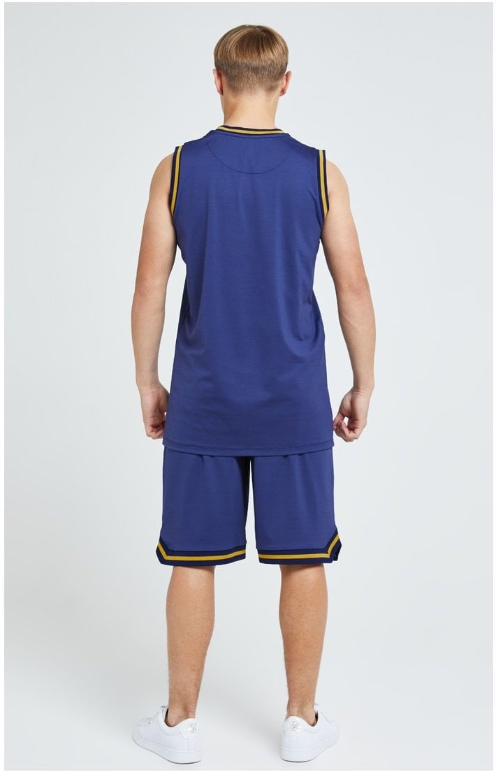 Load image into Gallery viewer, Illusive London Basketball Jersey - Navy (2)