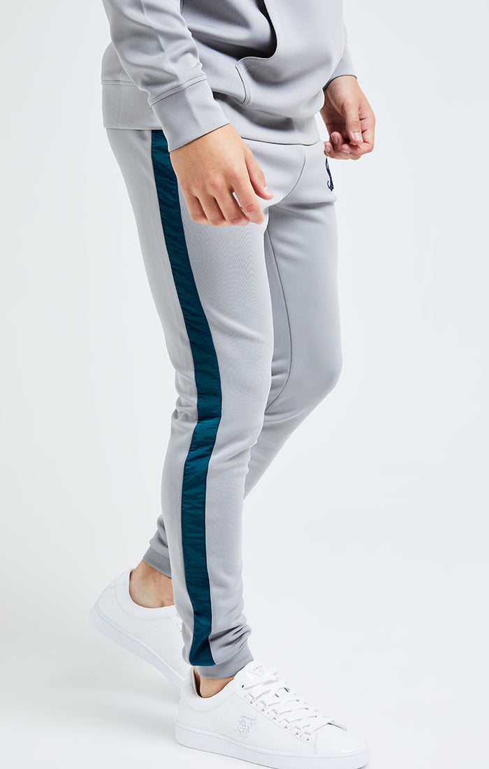 Load image into Gallery viewer, Illusive London Hybrid Joggers - Grey &amp; Blue (1)