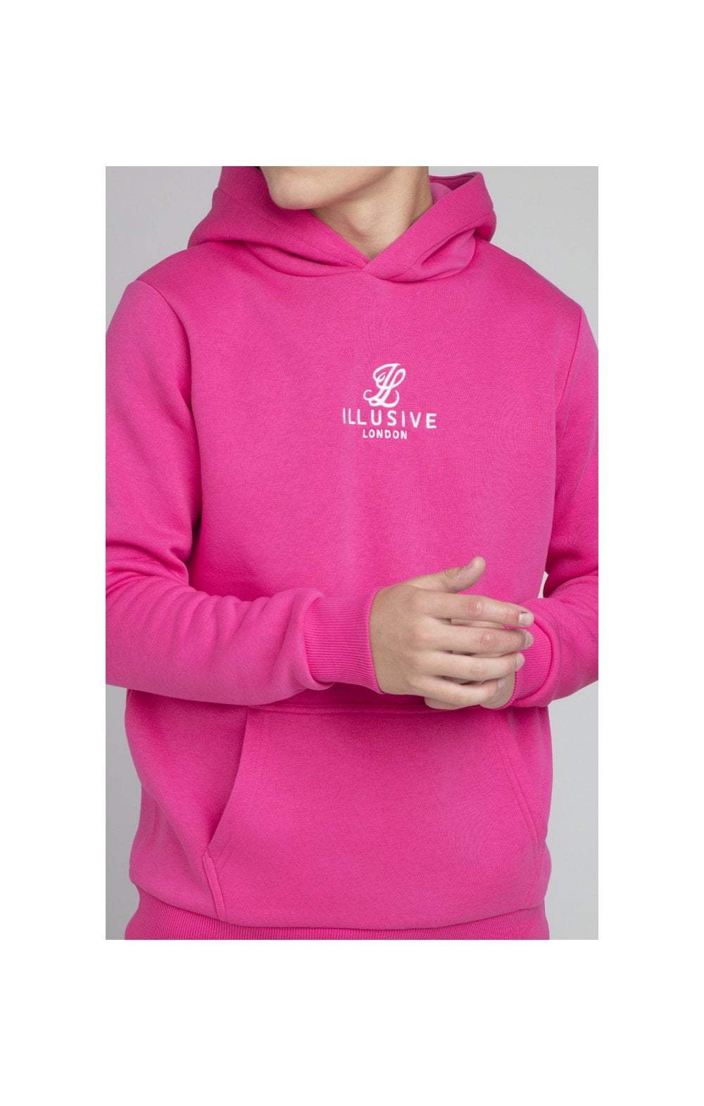 Load image into Gallery viewer, Illusive London Overhead Hoodie - Pink (4)