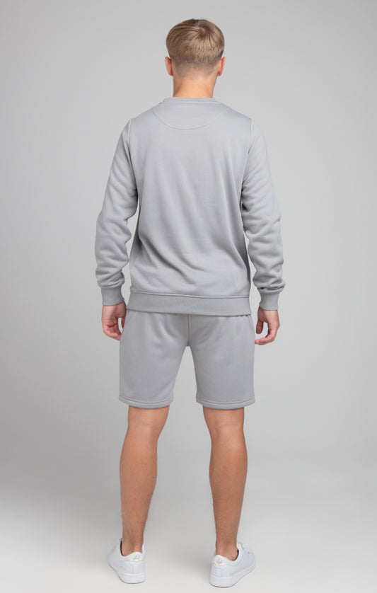 Boys Illusive Grey Crew Sweatshirt