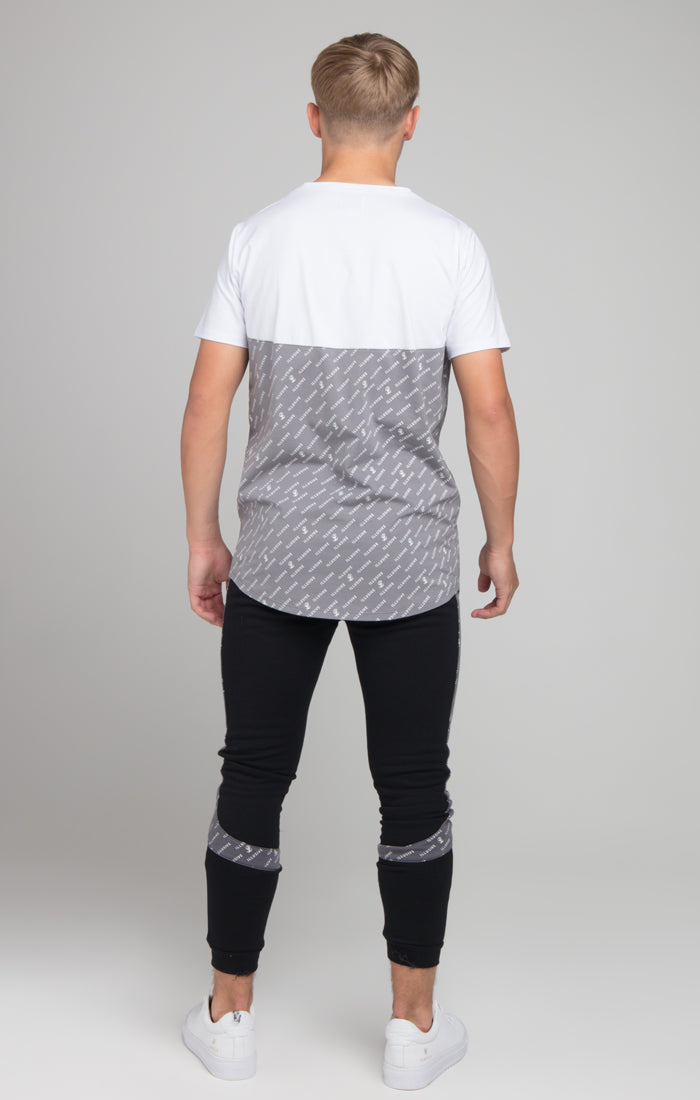Load image into Gallery viewer, Boys Illusive White Cut And Sew T-Shirt (2)