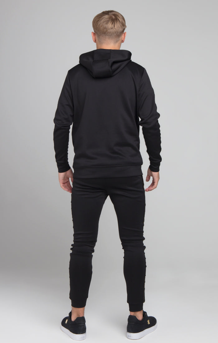 Load image into Gallery viewer, Boys Illusive Black Taped Overhead Hoodie (2)