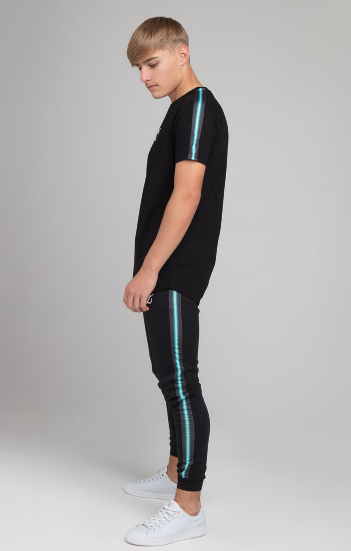 Load image into Gallery viewer, Boys Illusive Black Taped Jogger (1)
