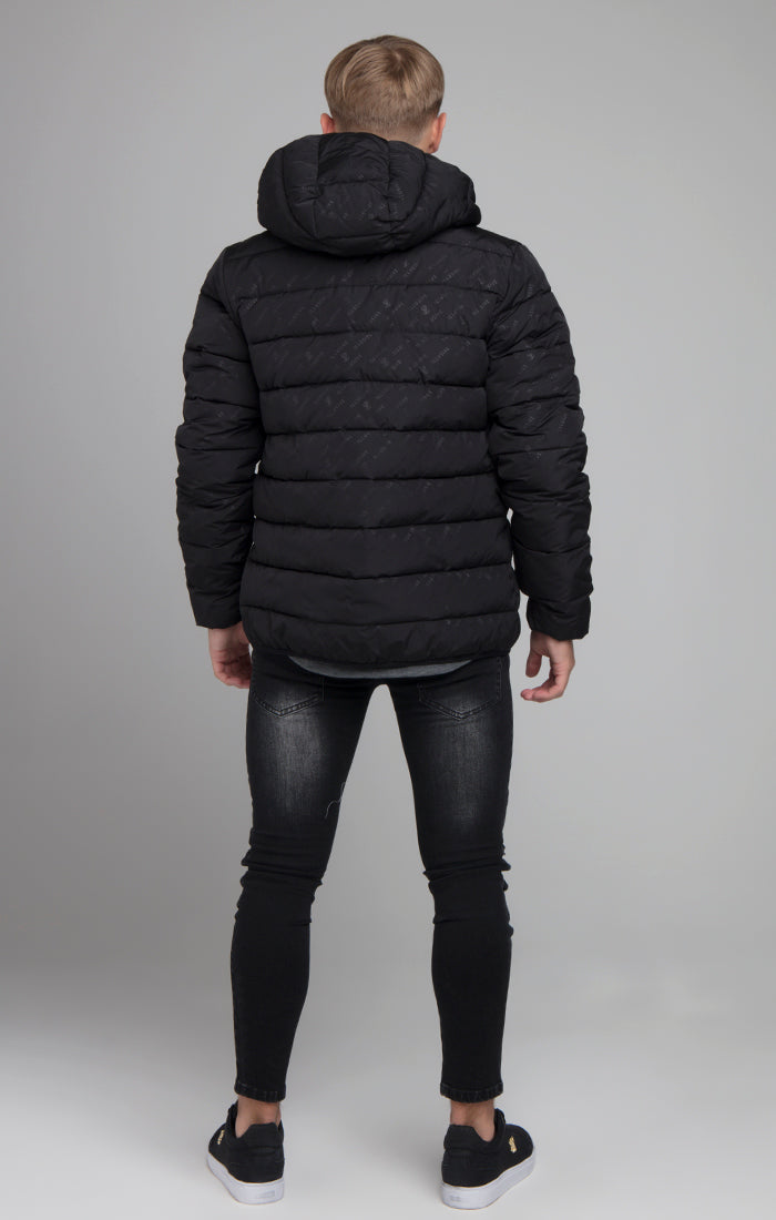 Load image into Gallery viewer, Illusive London Aop Bubble Jacket - Black (5)