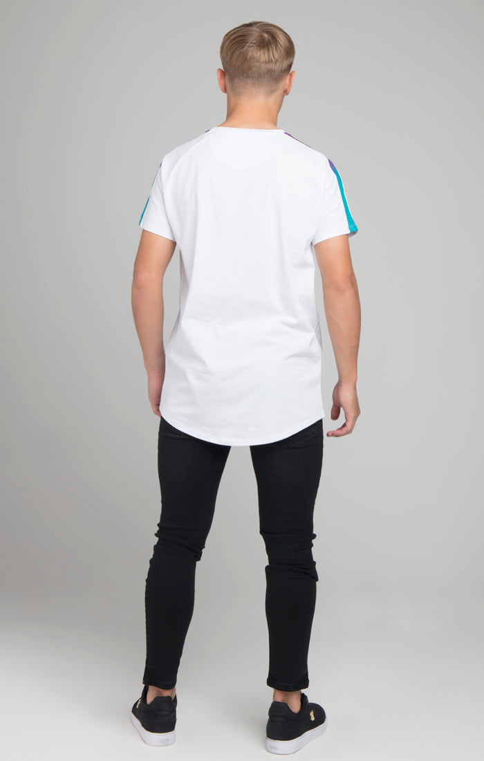 Load image into Gallery viewer, Boys Illusive White Fade Panel T-Shirt (5)