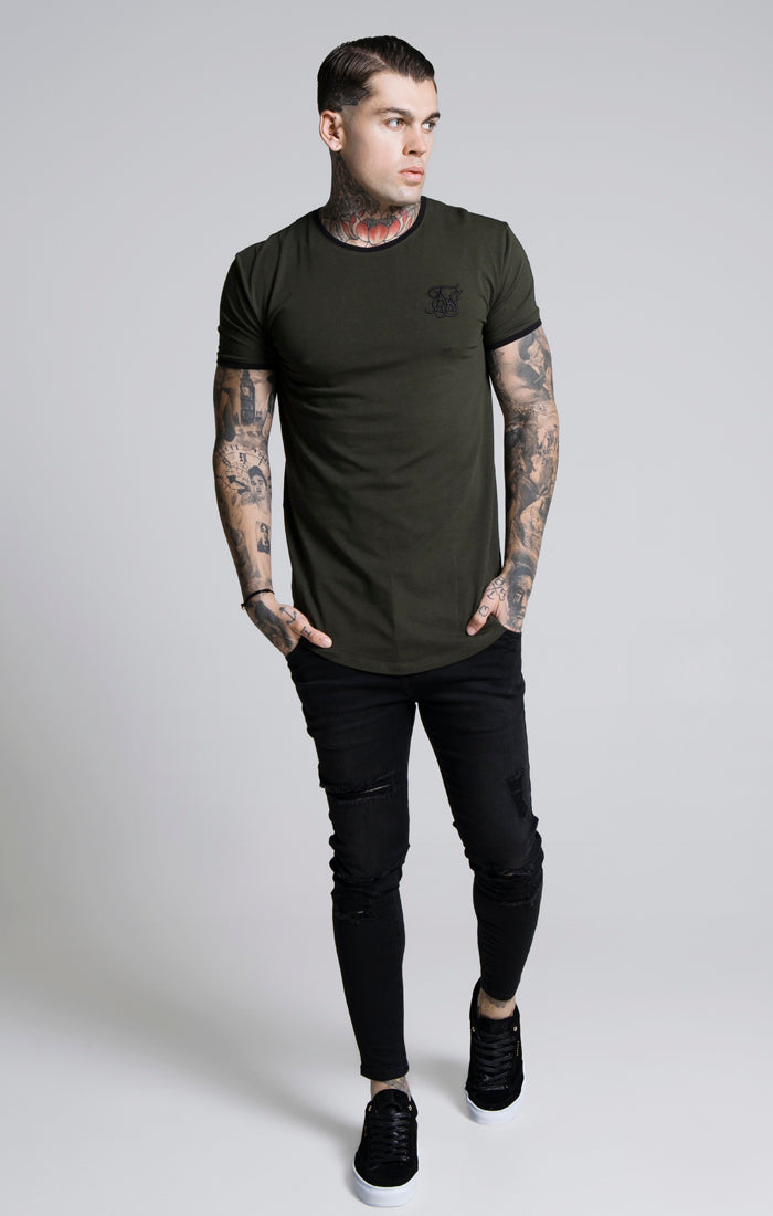 Load image into Gallery viewer, SikSilk S/S Gym Tee – Khaki (5)