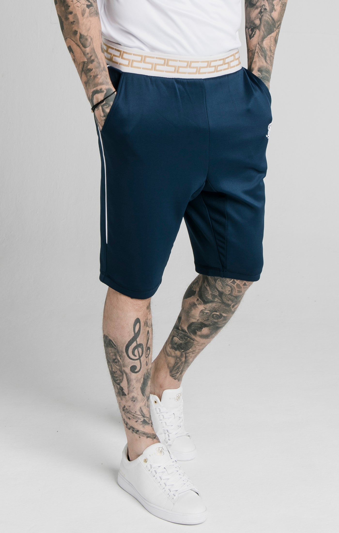 Load image into Gallery viewer, SikSilk Scope Agility Shorts - Navy (1)