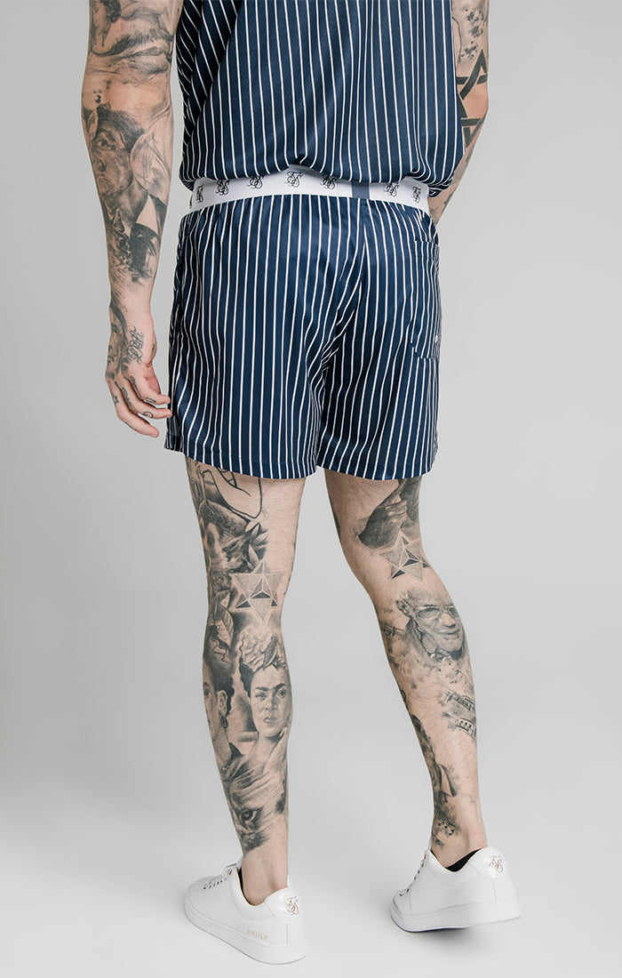 Load image into Gallery viewer, Navy Elasticated Swim Short (1)