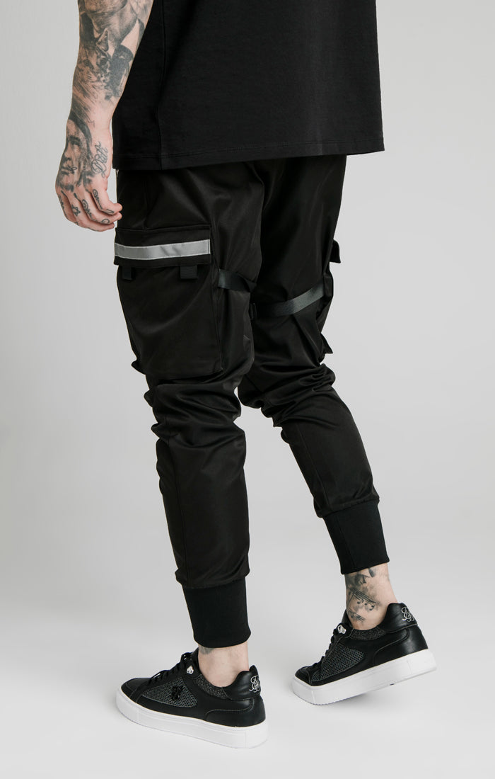 Load image into Gallery viewer, SikSilk Combat Tech Cargo Pant - Black (2)