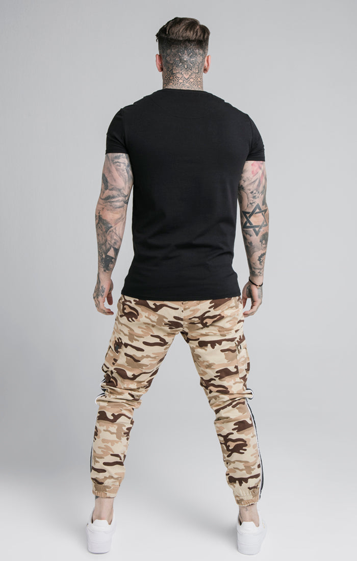 Load image into Gallery viewer, SikSilk Fitted Taped Cargo Pant - Desert Camo (5)