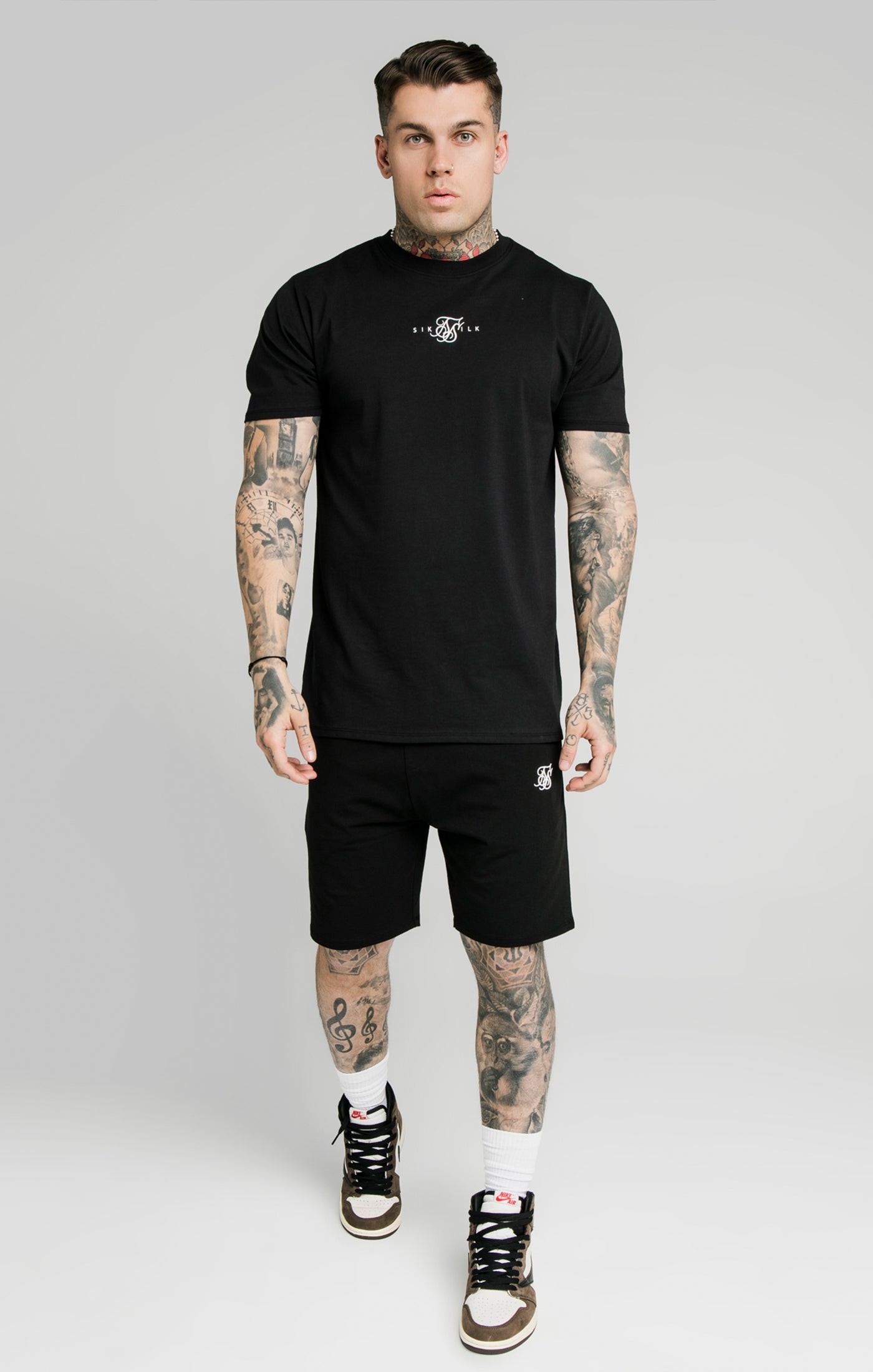 Load image into Gallery viewer, SikSilk Jersey Shorts - Black (2)