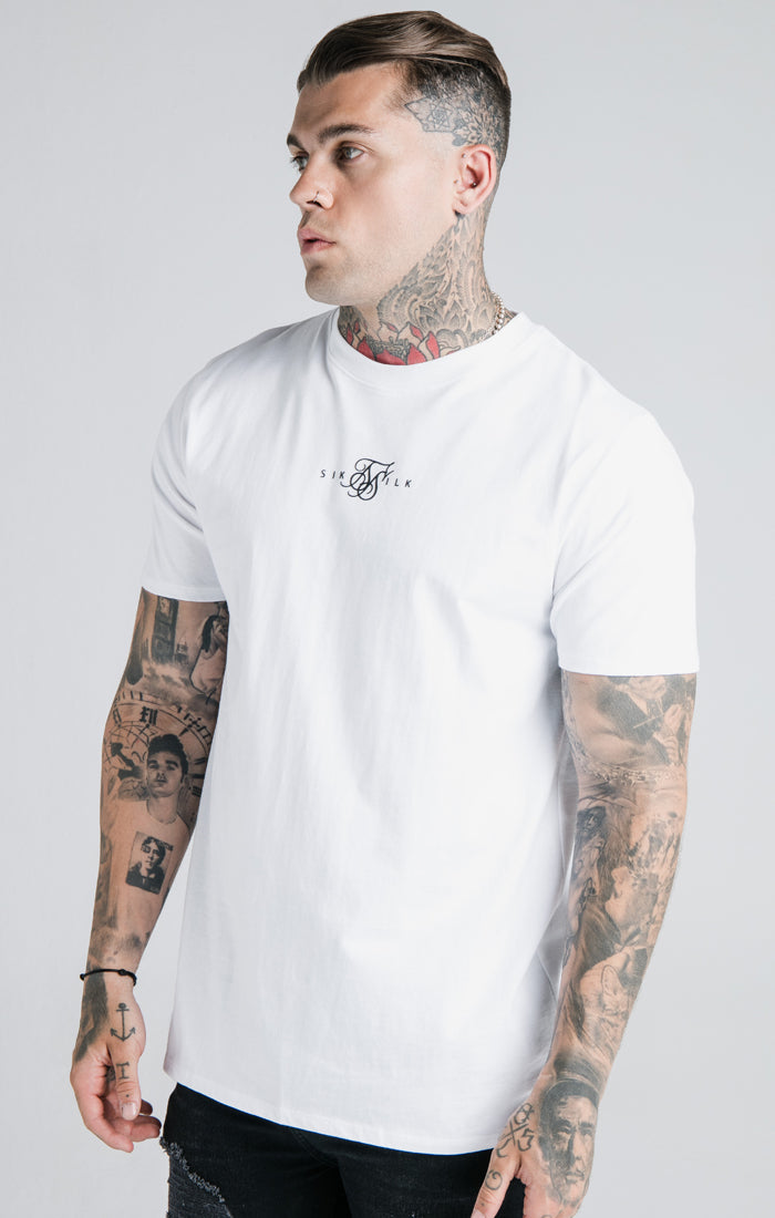 Load image into Gallery viewer, White Essential Muscle Fit T-Shirt