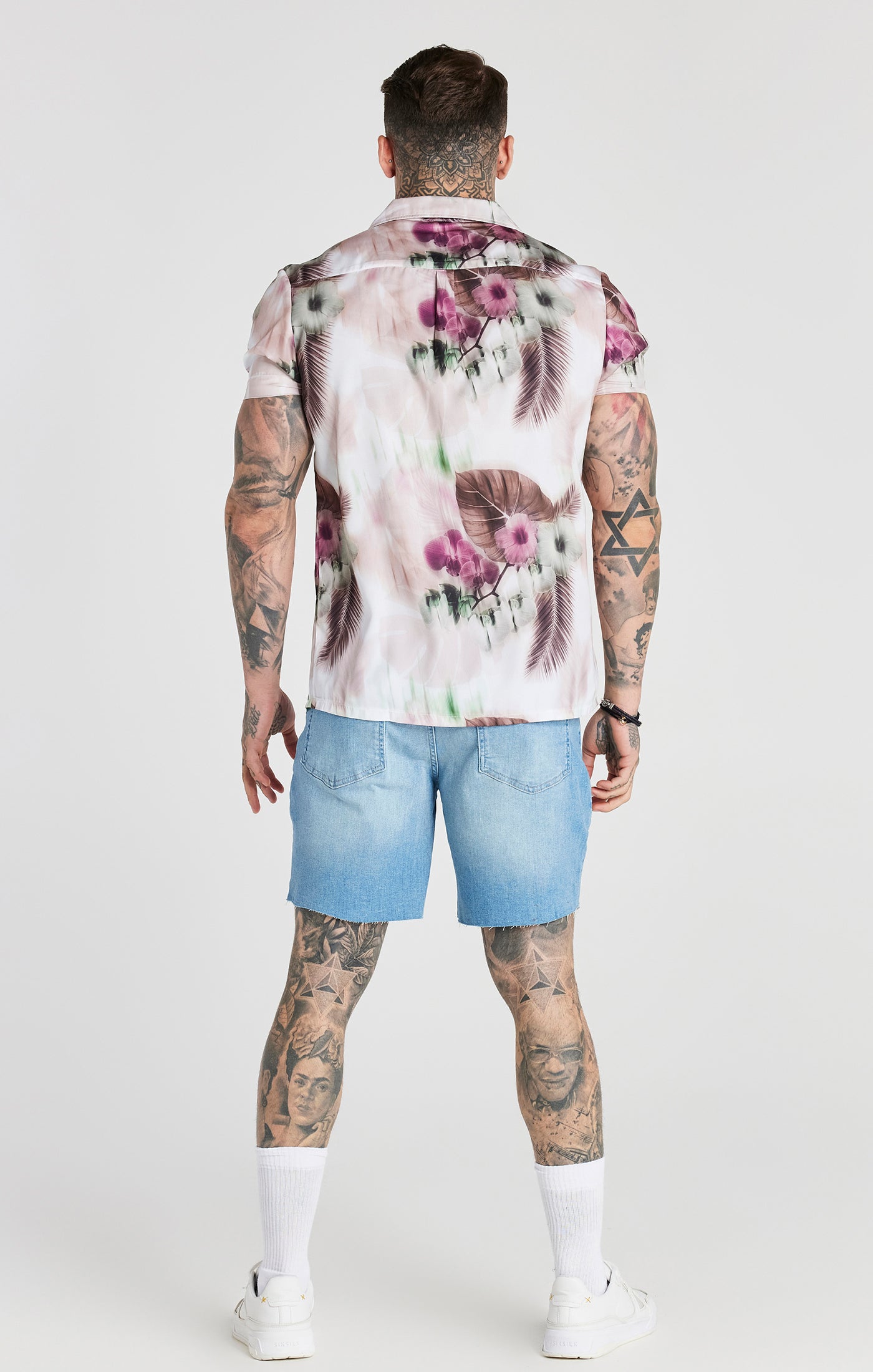 Load image into Gallery viewer, Pink Floral Blur Resort Shirt (4)