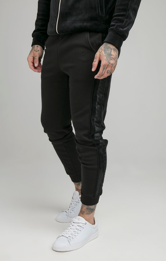 Load image into Gallery viewer, Black Opulent Taped Cuffed Pant (3)