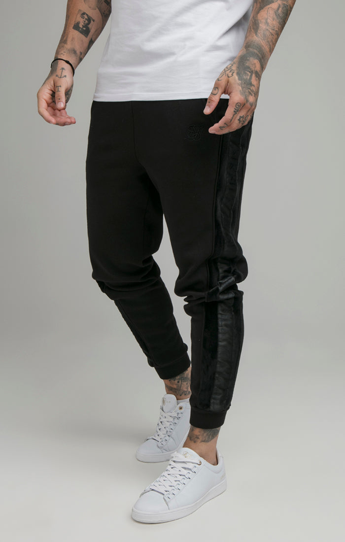 Load image into Gallery viewer, Black Opulent Taped Cuffed Pant