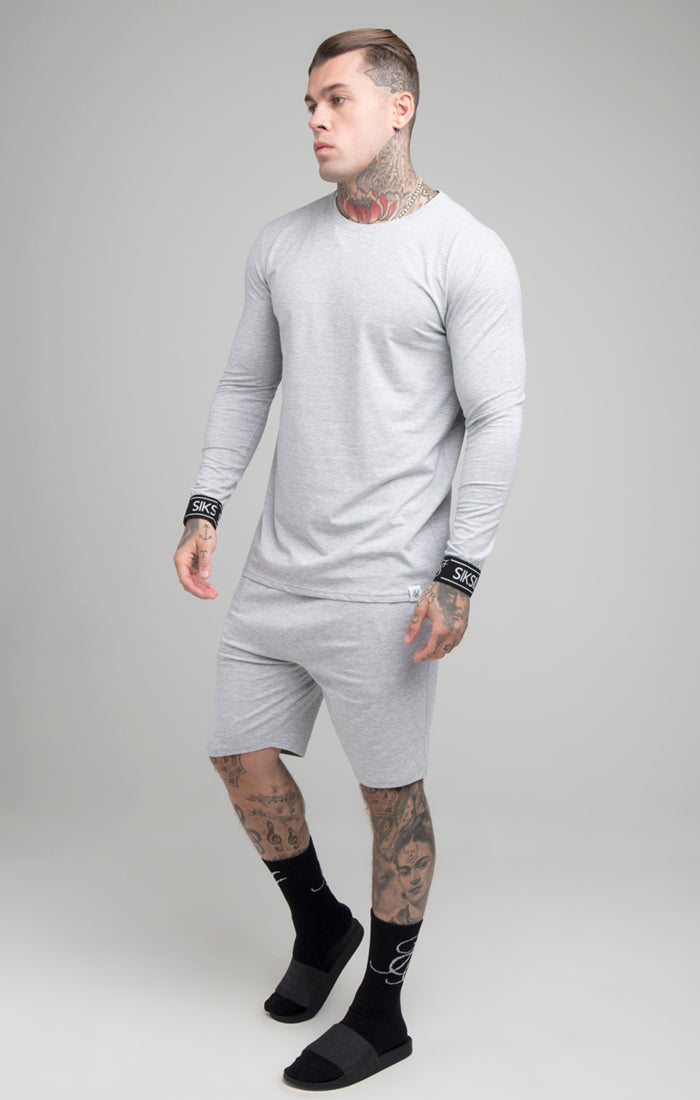 Load image into Gallery viewer, Grey Lounge Jersey Short (1)