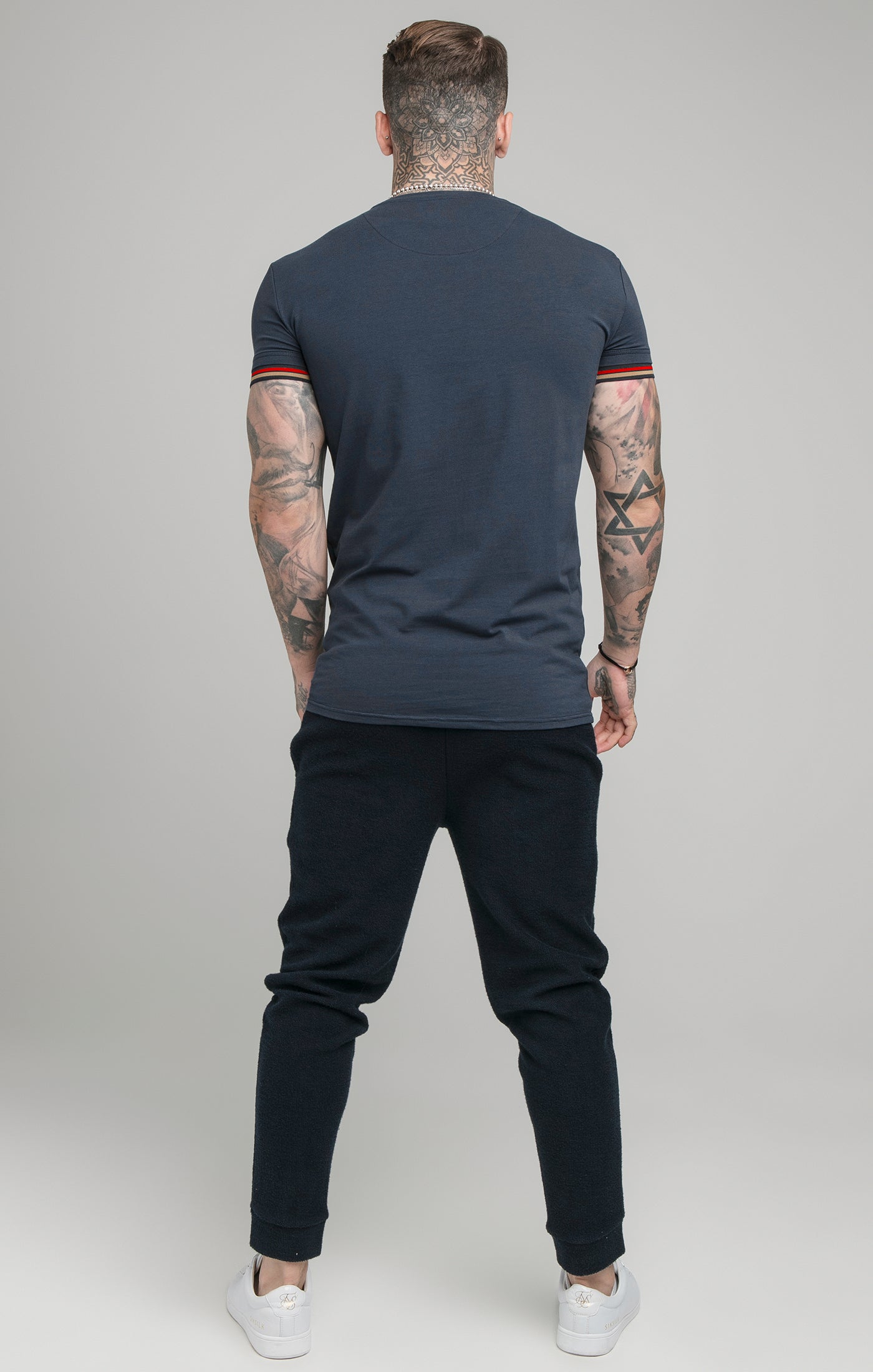 Load image into Gallery viewer, SikSilk Reign Tech Tee - Navy (4)