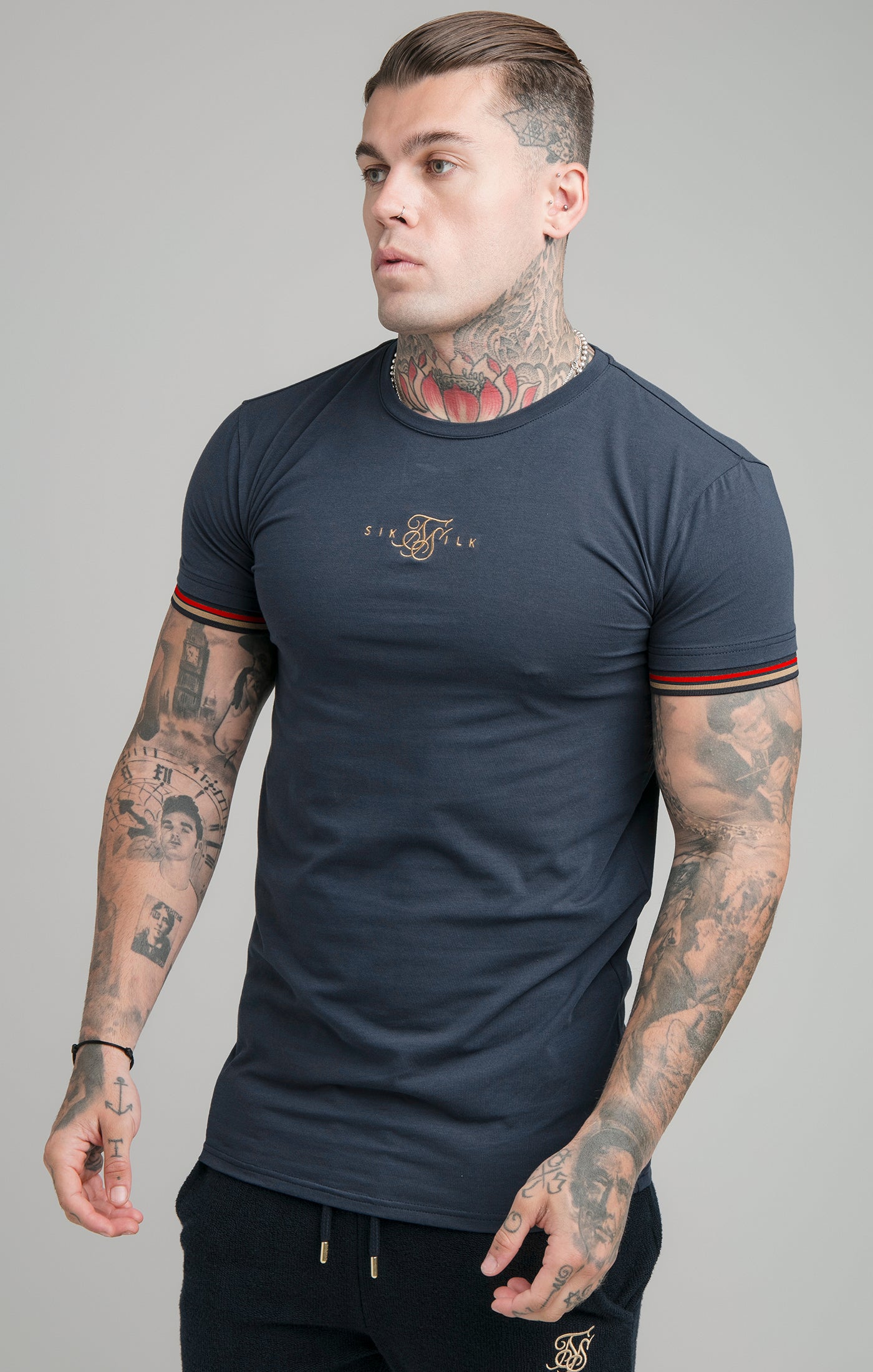 Load image into Gallery viewer, SikSilk Reign Tech Tee - Navy