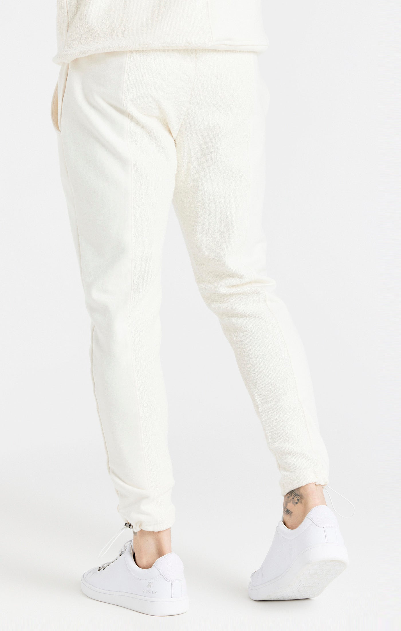 Load image into Gallery viewer, Ecru Half And Half Toggle Cuff Pant (3)