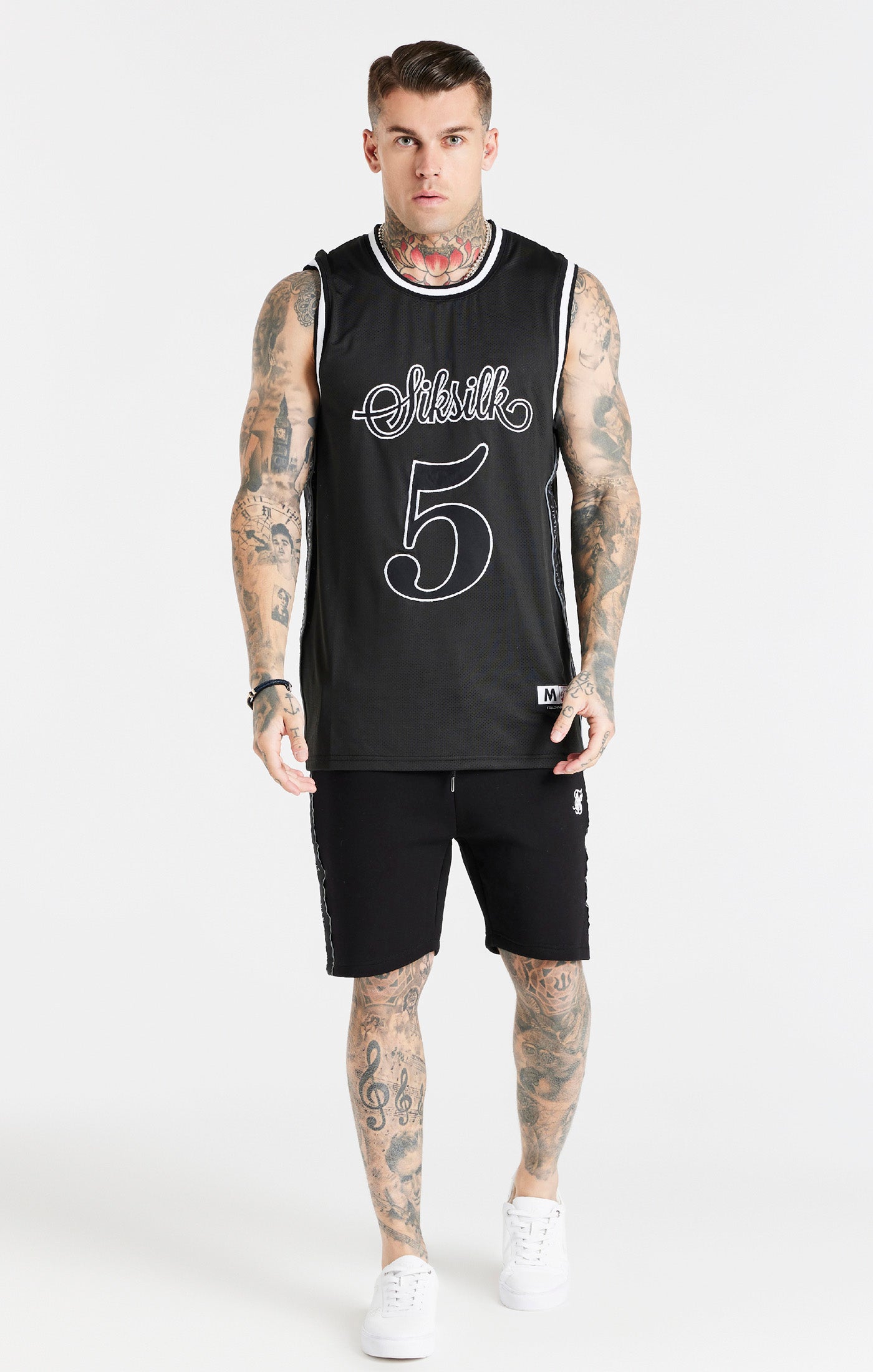 Load image into Gallery viewer, Black Tape Basketball Vest (2)