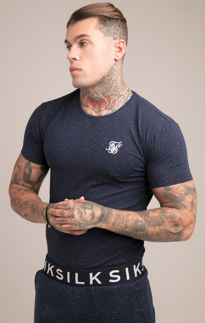 Load image into Gallery viewer, SikSilk S &amp; S Neps Gym Tee - Navy