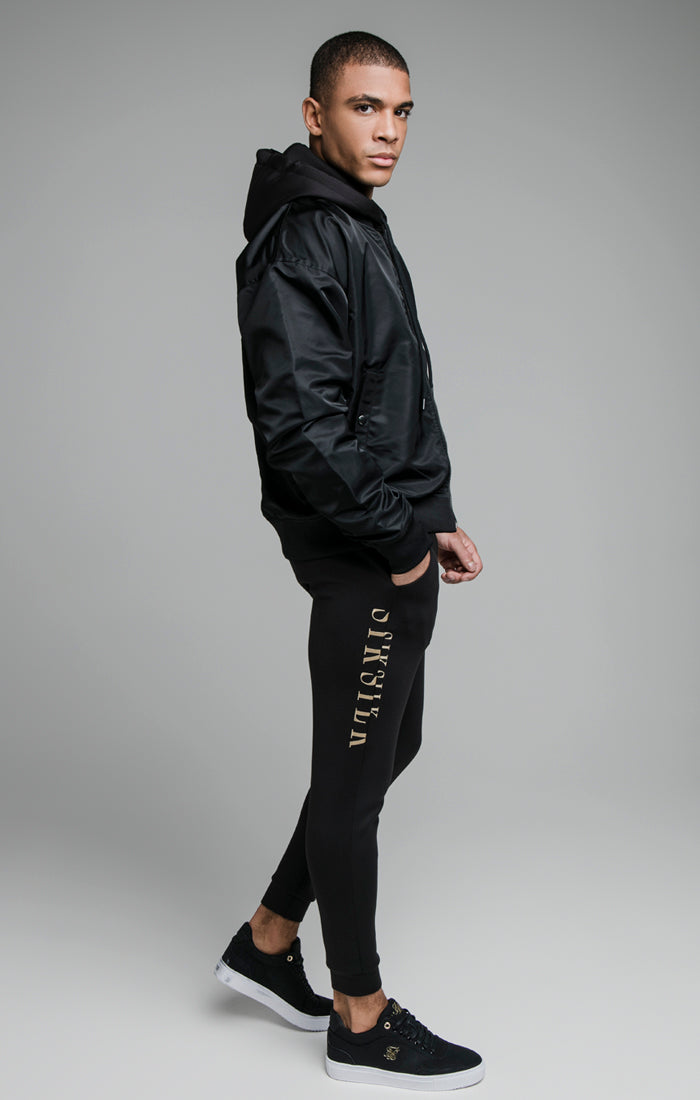 Load image into Gallery viewer, Black Bomber Jacket (4)