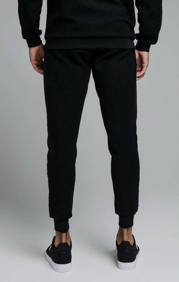 Load image into Gallery viewer, Black Embroidered Jogger (2)