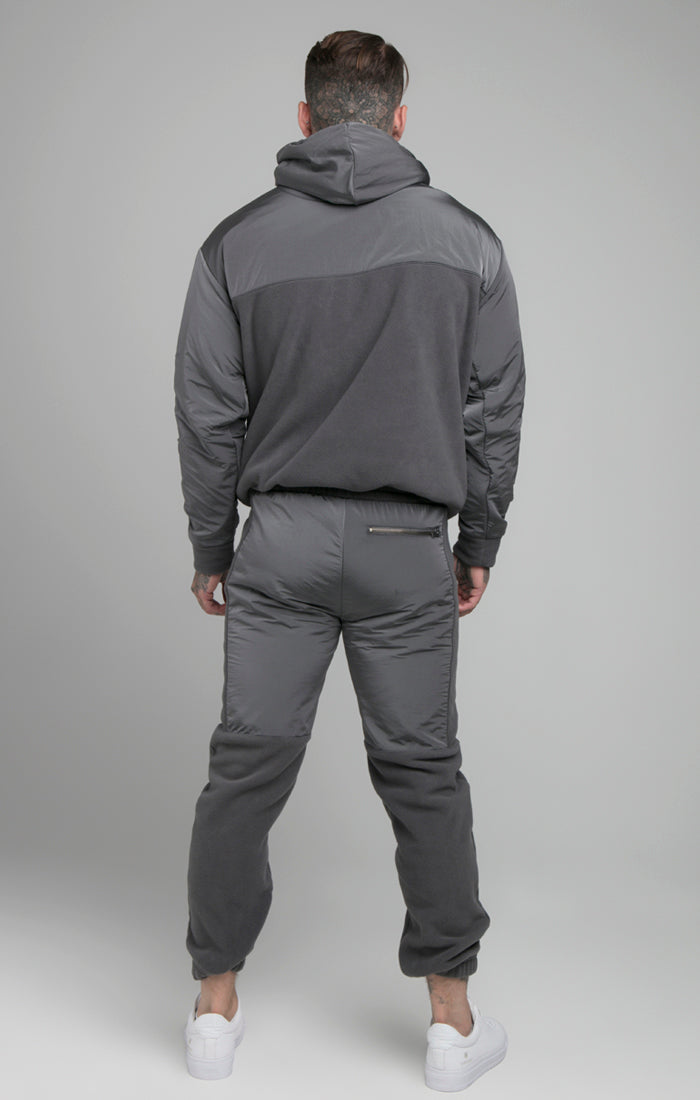 Load image into Gallery viewer, Grey Hybrid Pro Overhead Hoodie (5)