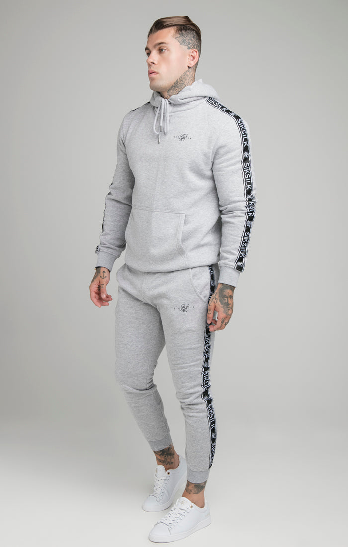 Load image into Gallery viewer, SikSilk Fleece Overhead Hoodie &amp; Fitted Joggers - Grey
