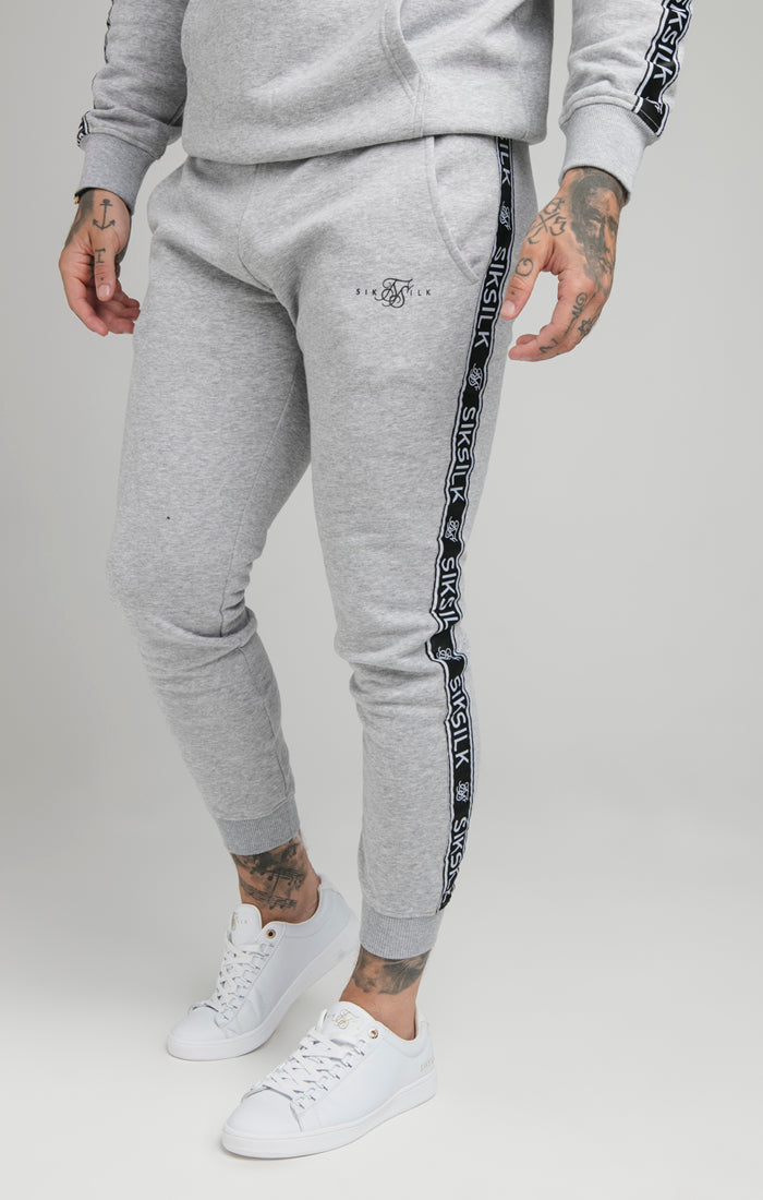 Load image into Gallery viewer, SikSilk Fleece Overhead Hoodie &amp; Fitted Joggers - Grey (3)