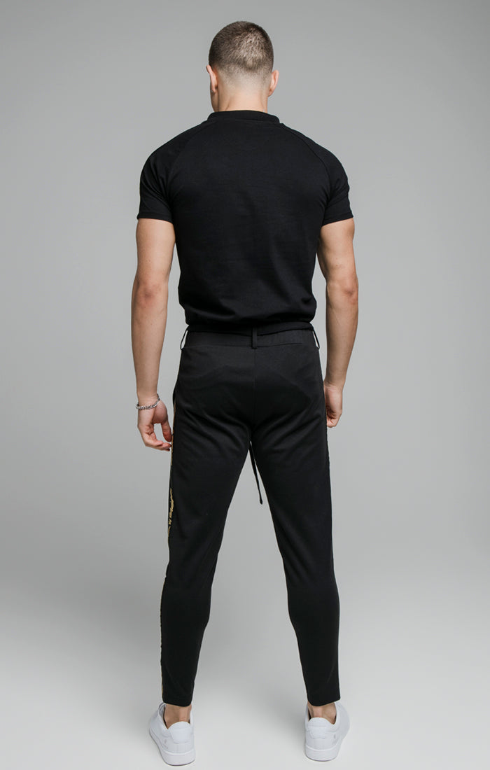 Load image into Gallery viewer, Black Taped Polo Shirt (3)