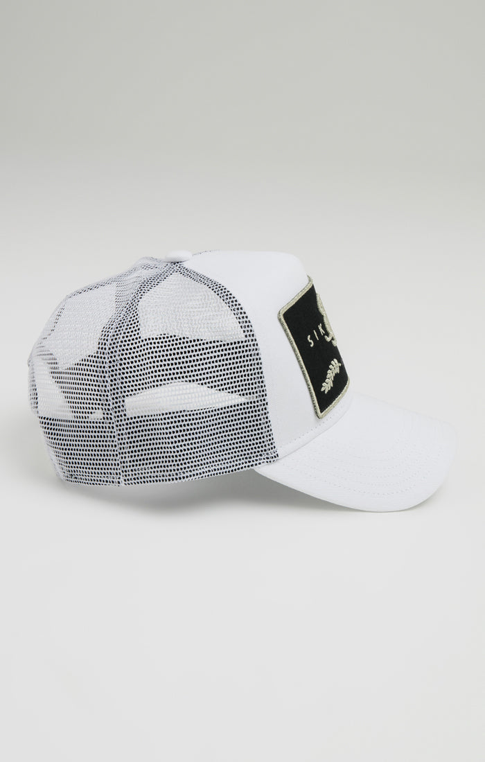 Load image into Gallery viewer, SikSilk Og Patch Trucker - White (1)