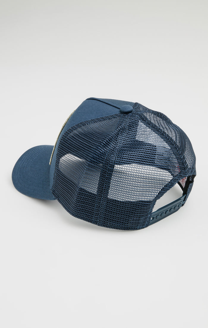 Load image into Gallery viewer, SikSilk Og Patch Trucker - Blue (2)